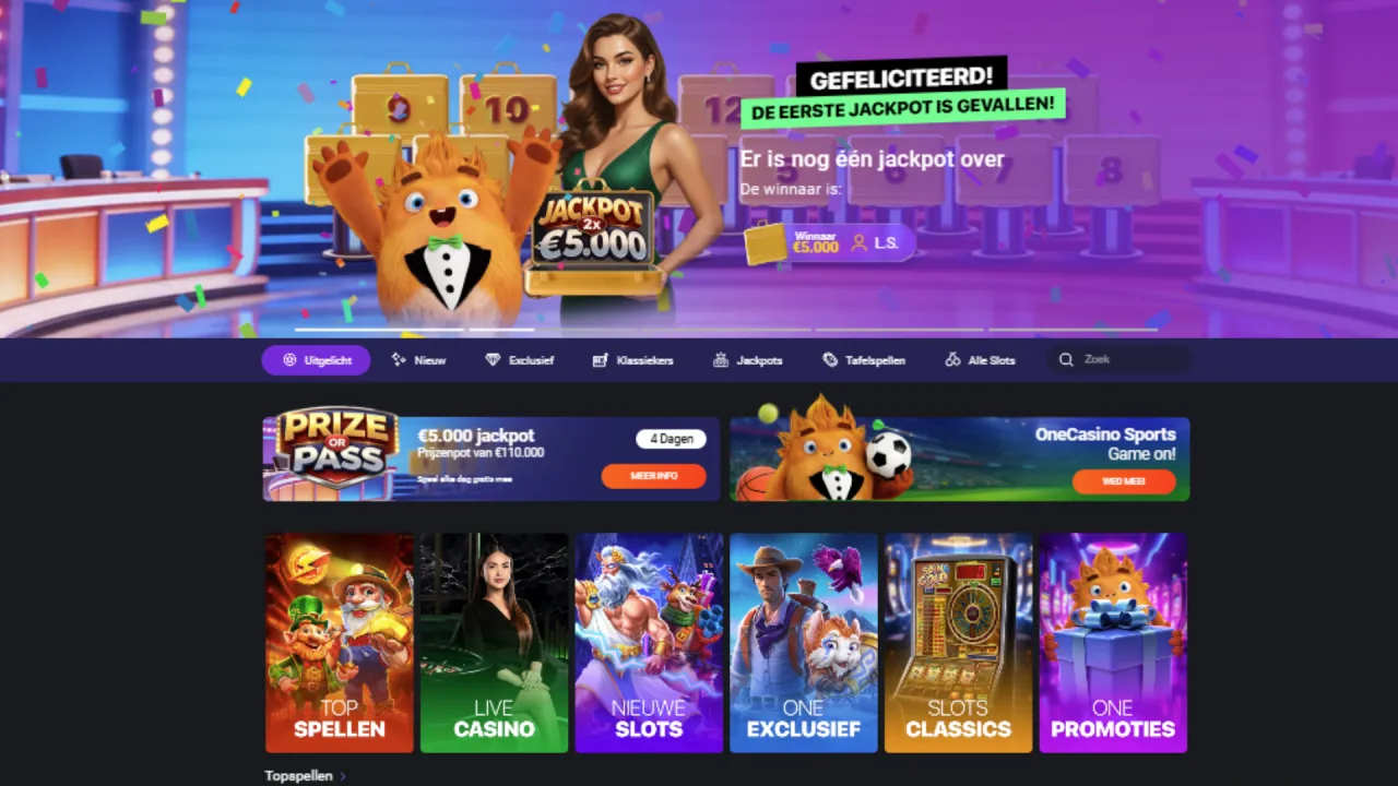 One Casino lobby